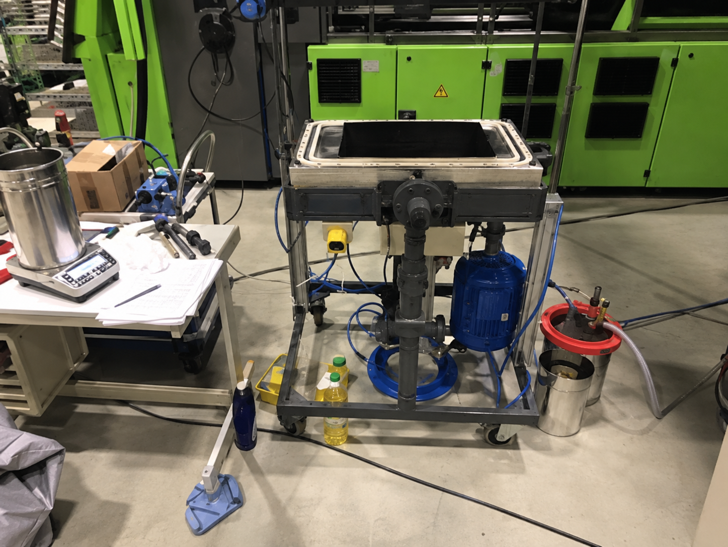 Experimental permeability testing